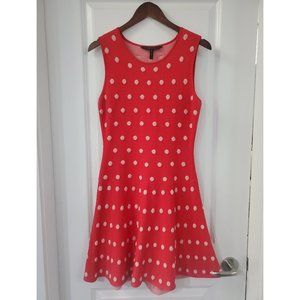 BCBGMaxAzria "Jo" a-line sleeveless knit dress